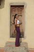 CURO SKIRT PURPLE/ORANGE
